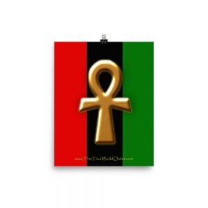 The True World Order "Key of Life Ankh" Poster