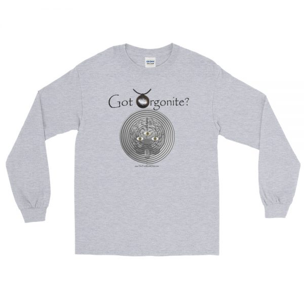 The True World Order "Got Orgonite?" Long Sleeve T-Shirt, Lighter Colors - Image 2