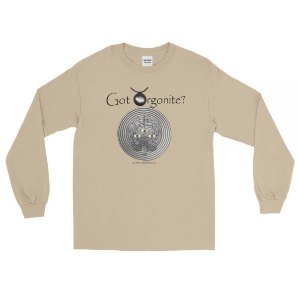 The True World Order "Got Orgonite?" Long Sleeve T-Shirt, Lighter Colors - Image 3