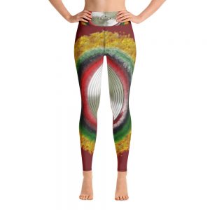 The True World Order "TTWO Color Burst" Yoga Leggings
